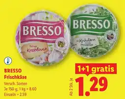 Lidl Bresso frischkäse Angebot