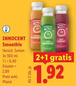 Lidl Innocent smoothie Angebot