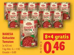 Lidl Baresa gehackte tomaten Angebot