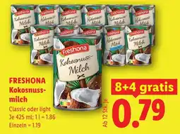 Lidl Freshona Kokosnuss Milch Angebot