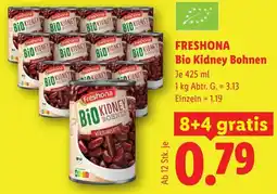 Lidl Freshona bio kidney bohnen Angebot