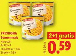 Lidl Freshona sonnenmais Angebot