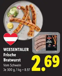 Lidl Wiesentaler frische bratwurst Angebot