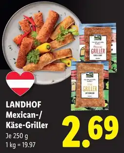 Lidl Landhof mexican käse griller Angebot