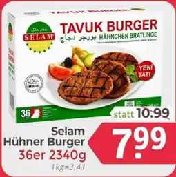 ETSAN Selam Hühner Burger Angebot