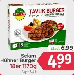 ETSAN Selam Hühner Burger Angebot