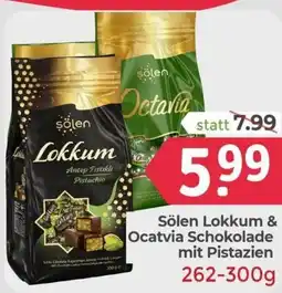 ETSAN Sölen Lokkum & Ocatvia Schokolade mit Pistazien Angebot