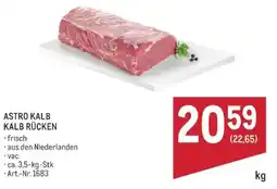 Metro Astro kalb kalb rücken Angebot