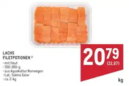 Metro Lachs filetpotionen Angebot