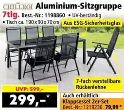 Norma Aluminium Sitzgruppe Angebot