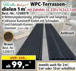 Norma Wpc terrassen dielen 1 m² Angebot