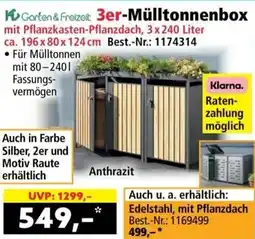 Norma 3er Mülltonnenbox Angebot
