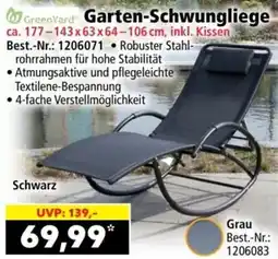 Norma Garten Schwungliege Angebot