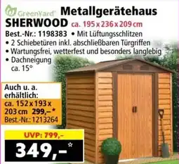 Norma Metallgerätehaus sherwood Angebot