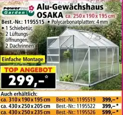 Norma Alu gewächshaus osaka Angebot
