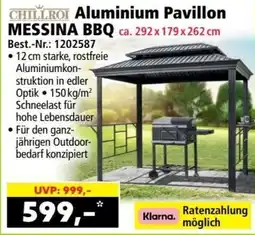 Norma Aluminium pavillon messina bbq Angebot