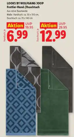 Lidl Looks by wolfgang joop frottier-hand-/duschtuch Angebot