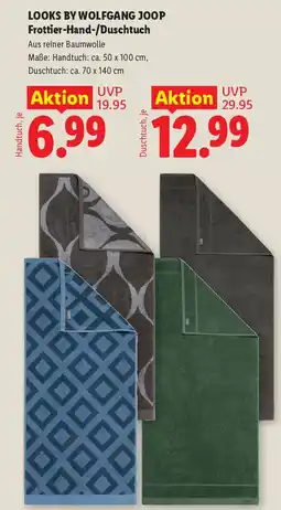 Lidl Looks by wolfgang joop frottier-hand-/duschtuch Angebot