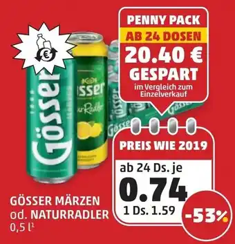 PENNY Gösser märzen od. naturradler Angebot