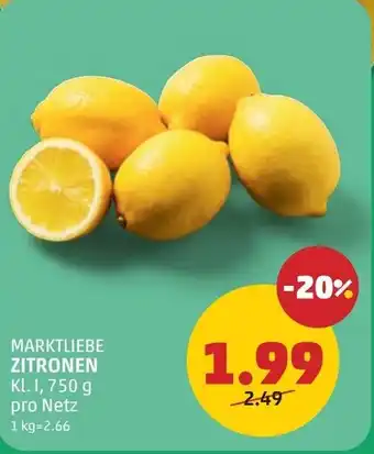 PENNY Marktliebe zitronen Angebot