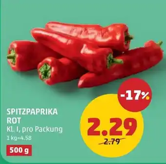 PENNY Spitzpaprika rot Angebot