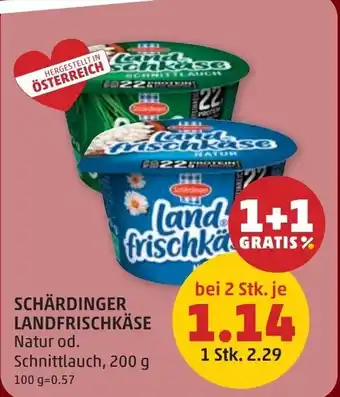 PENNY Schärdinger landfrischkäse Angebot