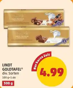PENNY Lindt goldtafel Angebot