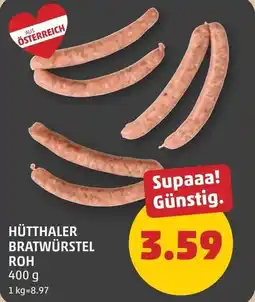 PENNY Hütthaler bratwürstel roh Angebot