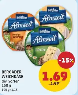 PENNY Bergader weichkäse Angebot