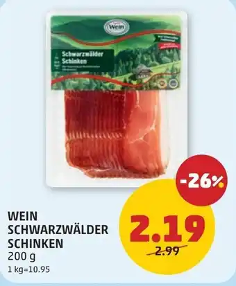 PENNY Wein Schwarzwälder Schinken Angebot