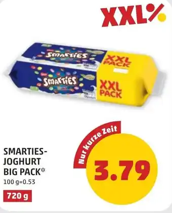 PENNY Smarties- joghurt big pack Angebot