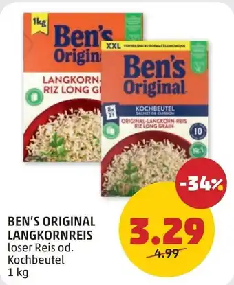 PENNY Ben's original langkornreis Angebot