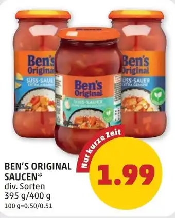 PENNY Ben's original saucen Angebot