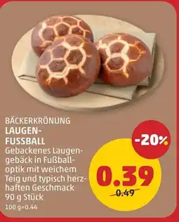 PENNY Bäckerkrönung laugen- fussball Angebot