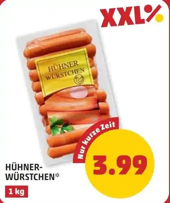 PENNY Hühner- würstchen Angebot