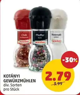 PENNY Kotányi gewürzmühlen Angebot