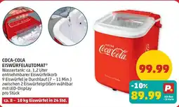 PENNY Coca-cola eiswürfelautomat Angebot