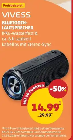 PENNY Bluetooth- lautsprecher Angebot