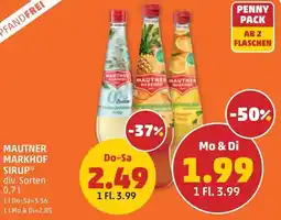 PENNY Mautner markhof sirup Angebot
