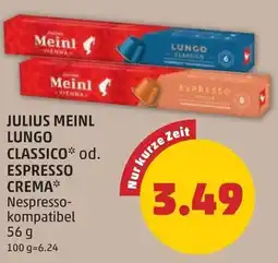 PENNY Julius meinl lungo classico od. espresso crema Angebot