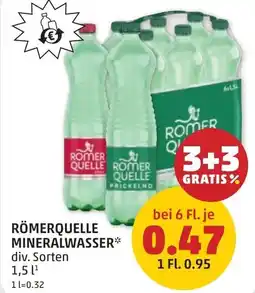 PENNY Römerquelle mineralwasser Angebot