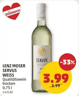 PENNY Lenz moser servus weiss Angebot