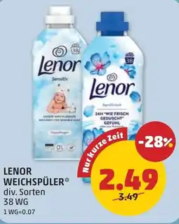 PENNY Lenor weichspüler Angebot