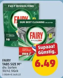 PENNY Fairy tabs size m Angebot