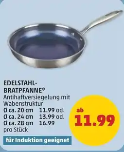 PENNY Edelstahl- bratpfanne Angebot
