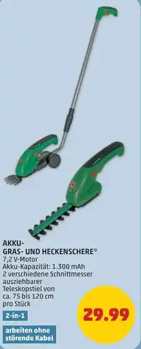PENNY Akku- gras- und heckenschere Angebot