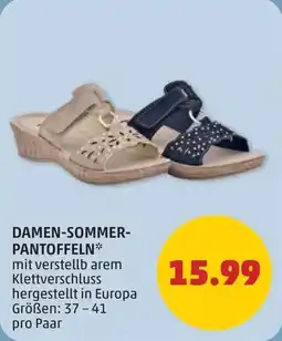 PENNY Damen-sommer- pantoffeln Angebot