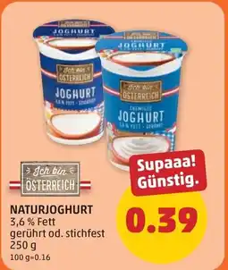 PENNY Naturjoghurt Angebot