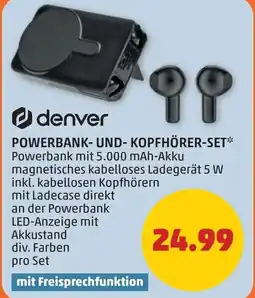 PENNY Powerbank-und- kopfhörer-set Angebot