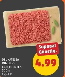 PENNY Delikatessa rinder- faschiertes Angebot